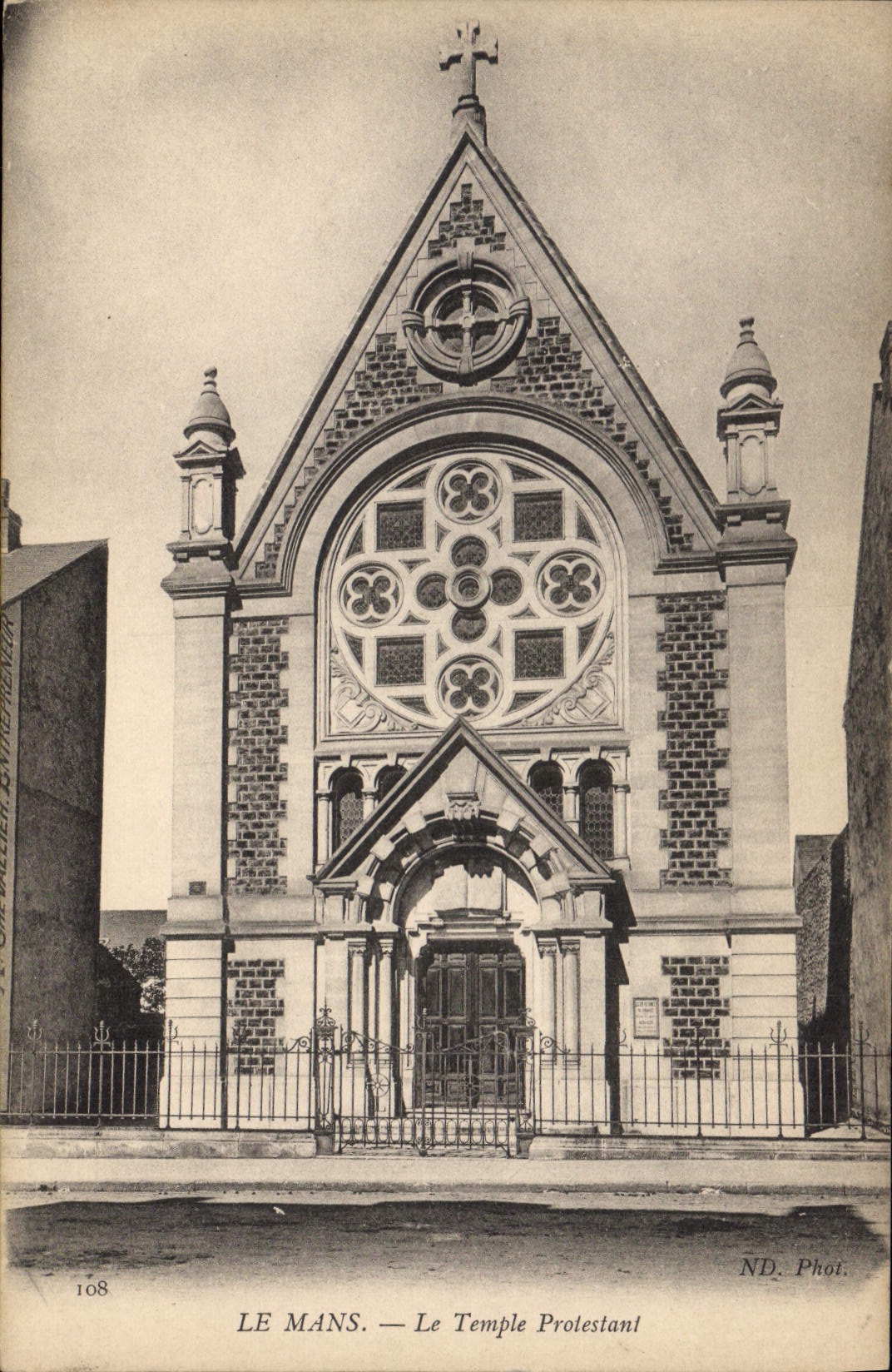 VINTAGE POSTCARD Religion prostestante Mans