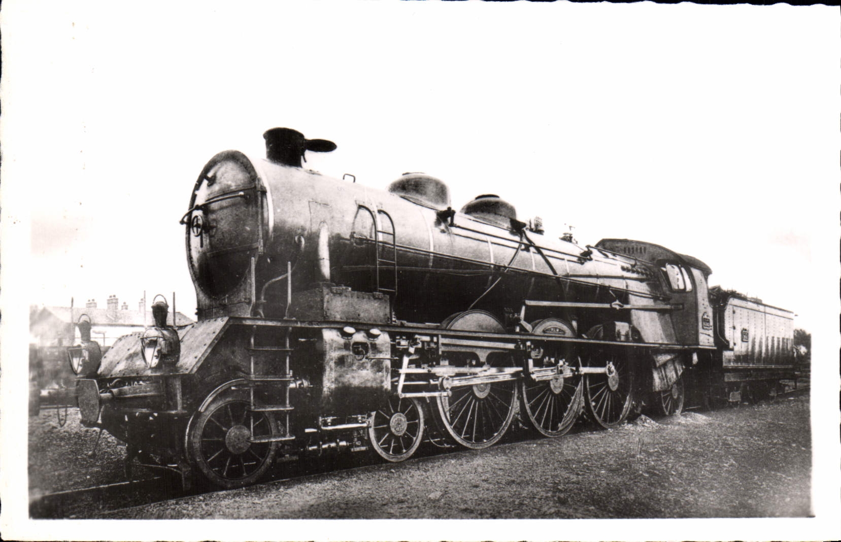 VINTAGE POSTCARD Train Engine 6102 has 6171 PLM
