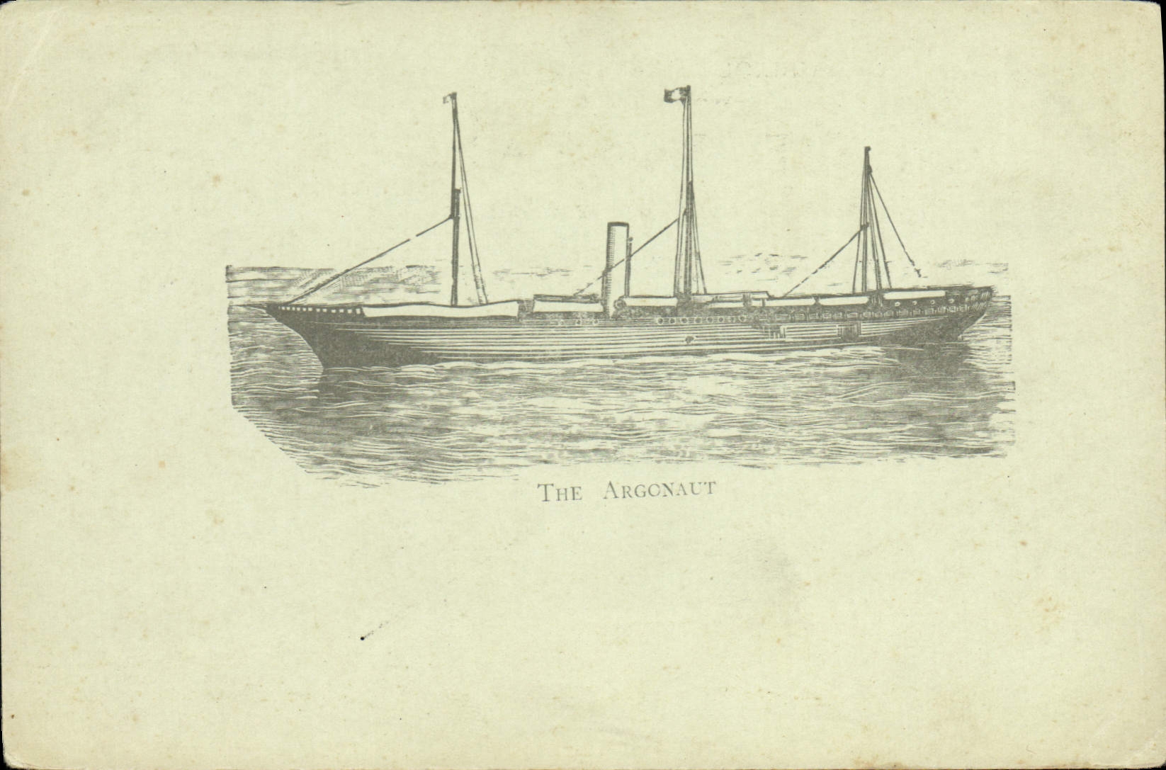CPA Bateau The Argonaut