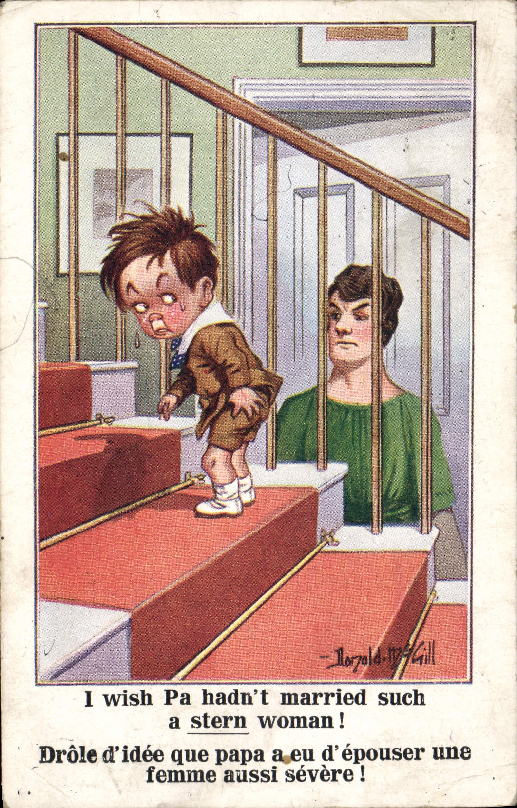 CPA Fantaisie Illustrateur Enfant Donald Mc Gill