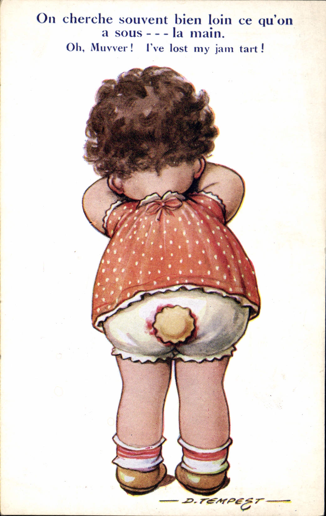 CPA Fantaisie Illustrateur Enfant Tempest