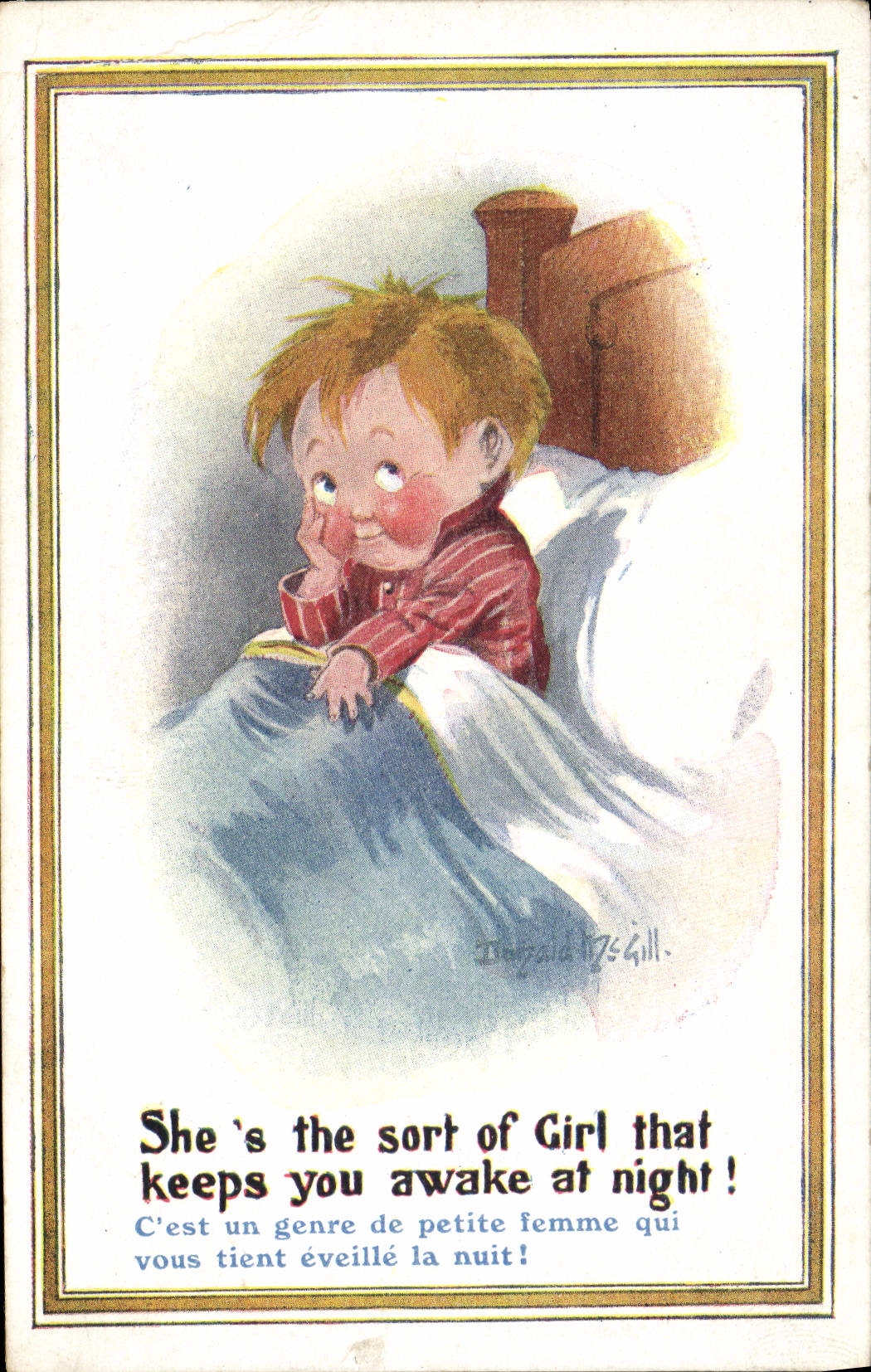 CPA Fantaisie Illustrateur Enfant Donald Mc Gill