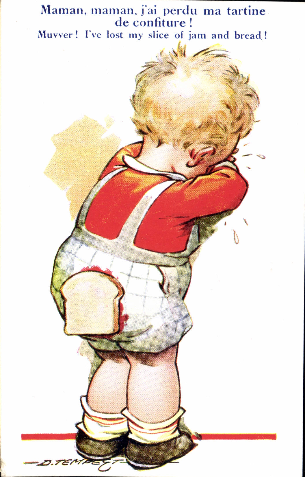 CPA Fantaisie Illustrateur Enfant Tempest