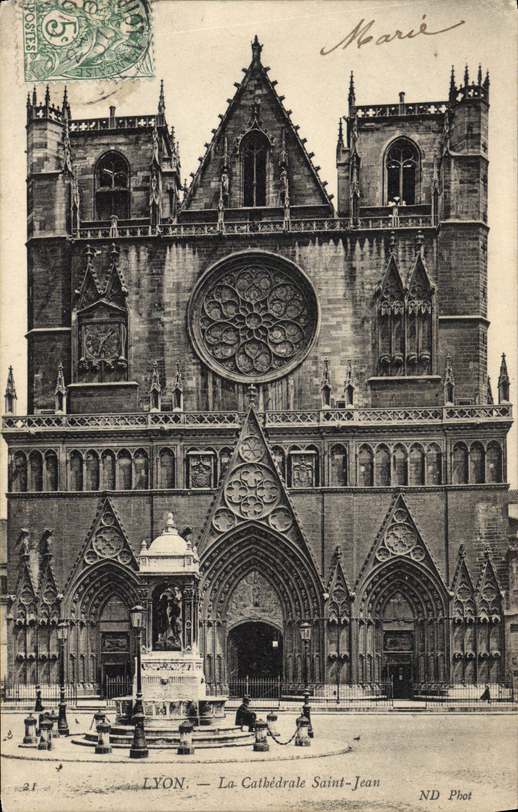 CPA Lyon La Cathedrale Saint Jean