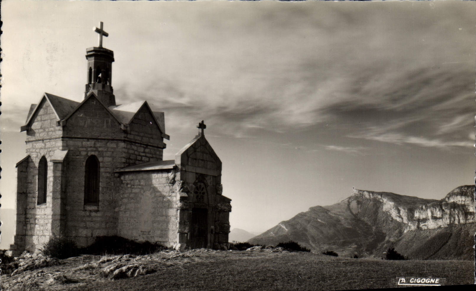 CPM Challes Les Eaux Chapelle Saint Michel Le Nivolet et le penay