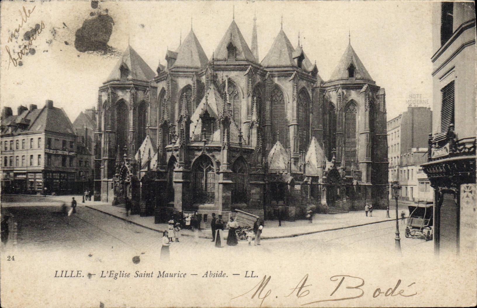 CPA Lille L'Eglise Saint Maurice Abside
