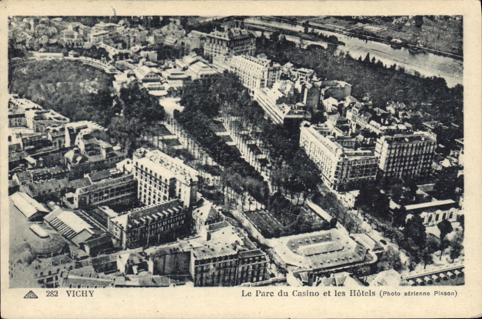 MODERN CARD Vichy the Park Of the Casino And Hotels