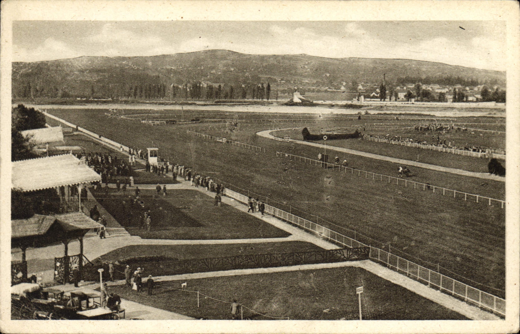 CPA Cheval Equitation Hippisme Vichy Le champ de courses