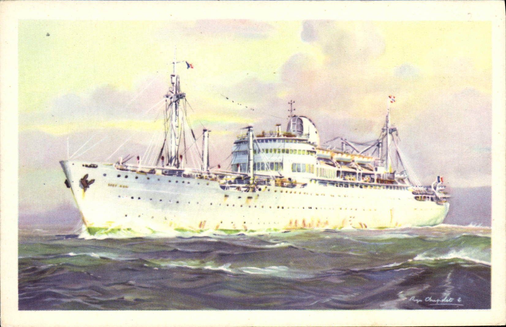 CPA Bateau Paquebot Viet-Nam