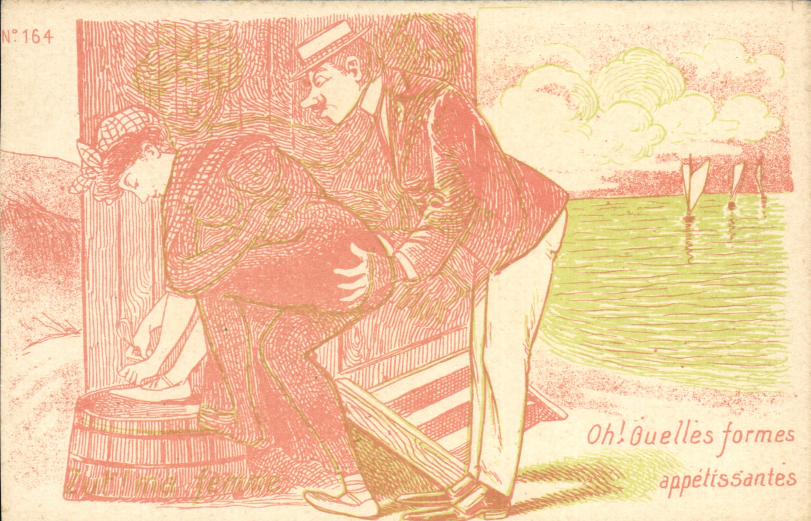 CPA Nu erotique Femme