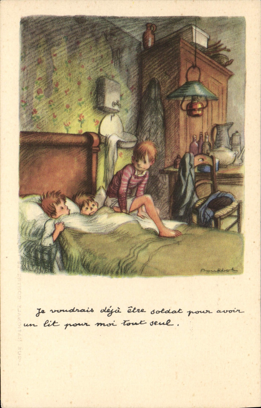 CPA Fantaisie Illustrateur Poulbot