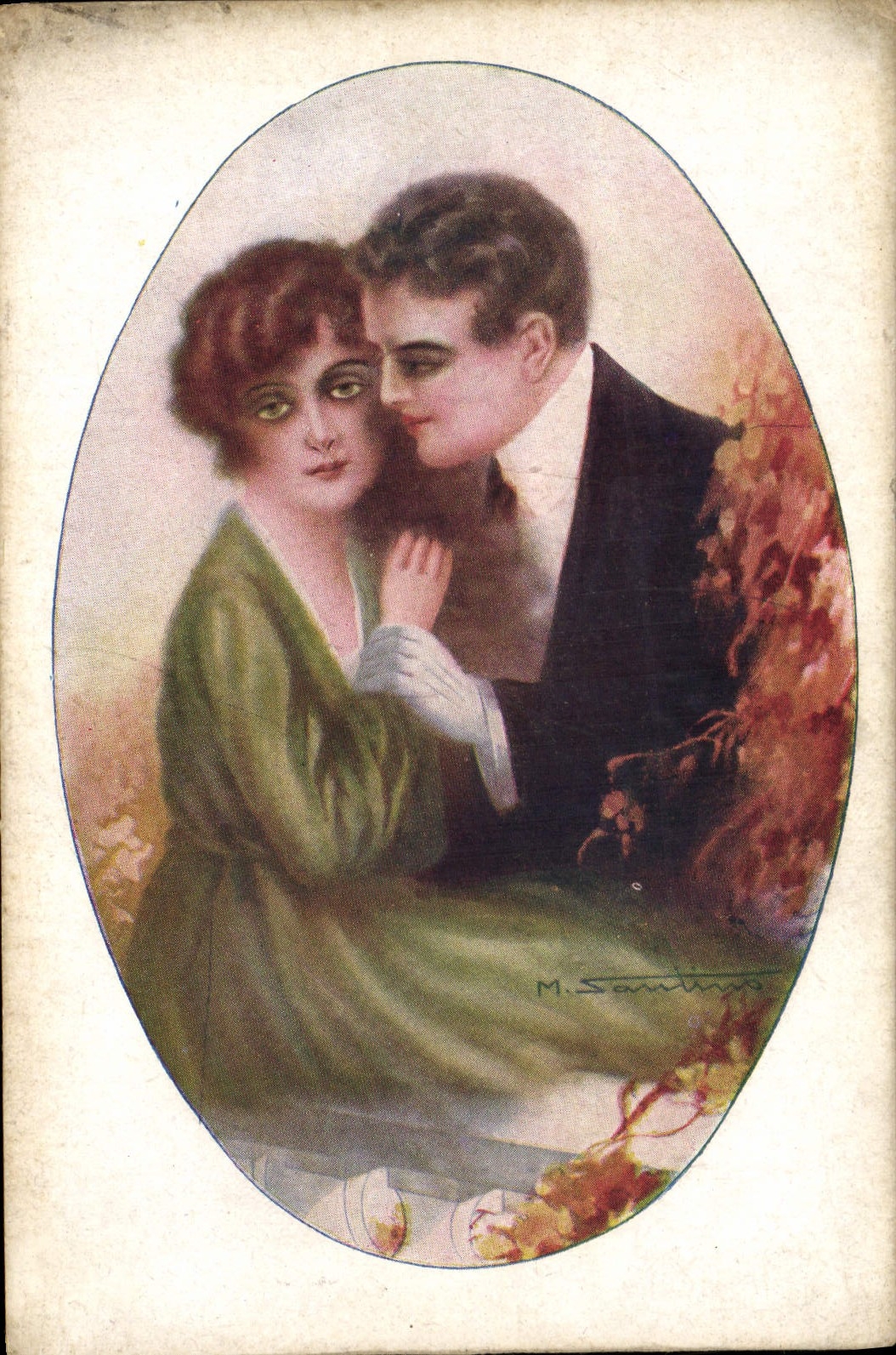 VINTAGE POSTCARD Fantaisie Illustrator Couples