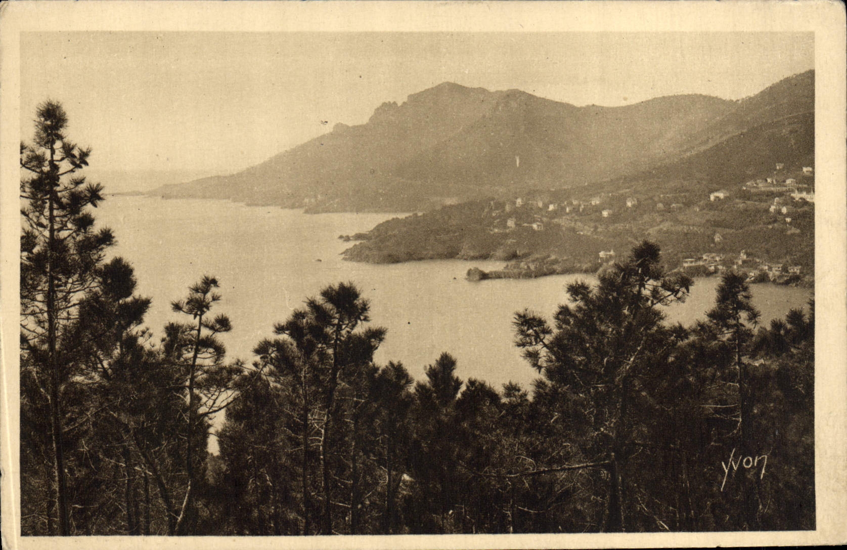 VINTAGE POSTCARD With the collar of Esquillon