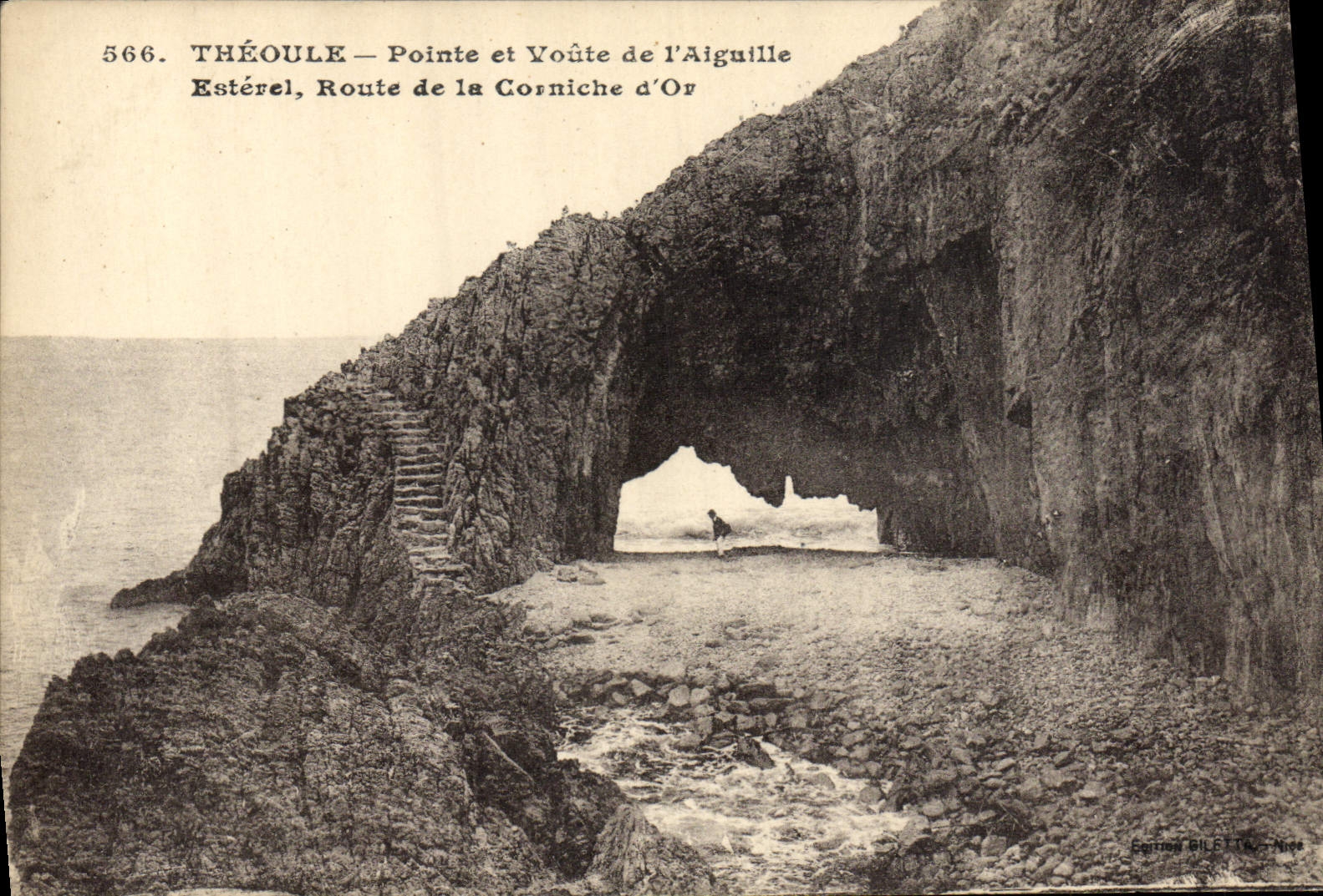 CPA Theoule Pointe et Voute de L'Aiguille Esterel Route de la Corniche d'Or