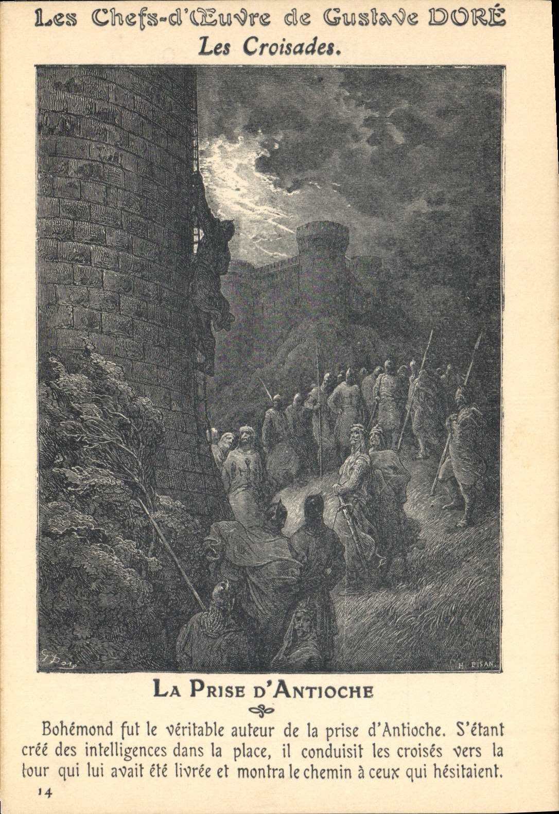 CPA Chefs d'oeuvre de Gustave Dore Les Croisades La prise d'Antioche