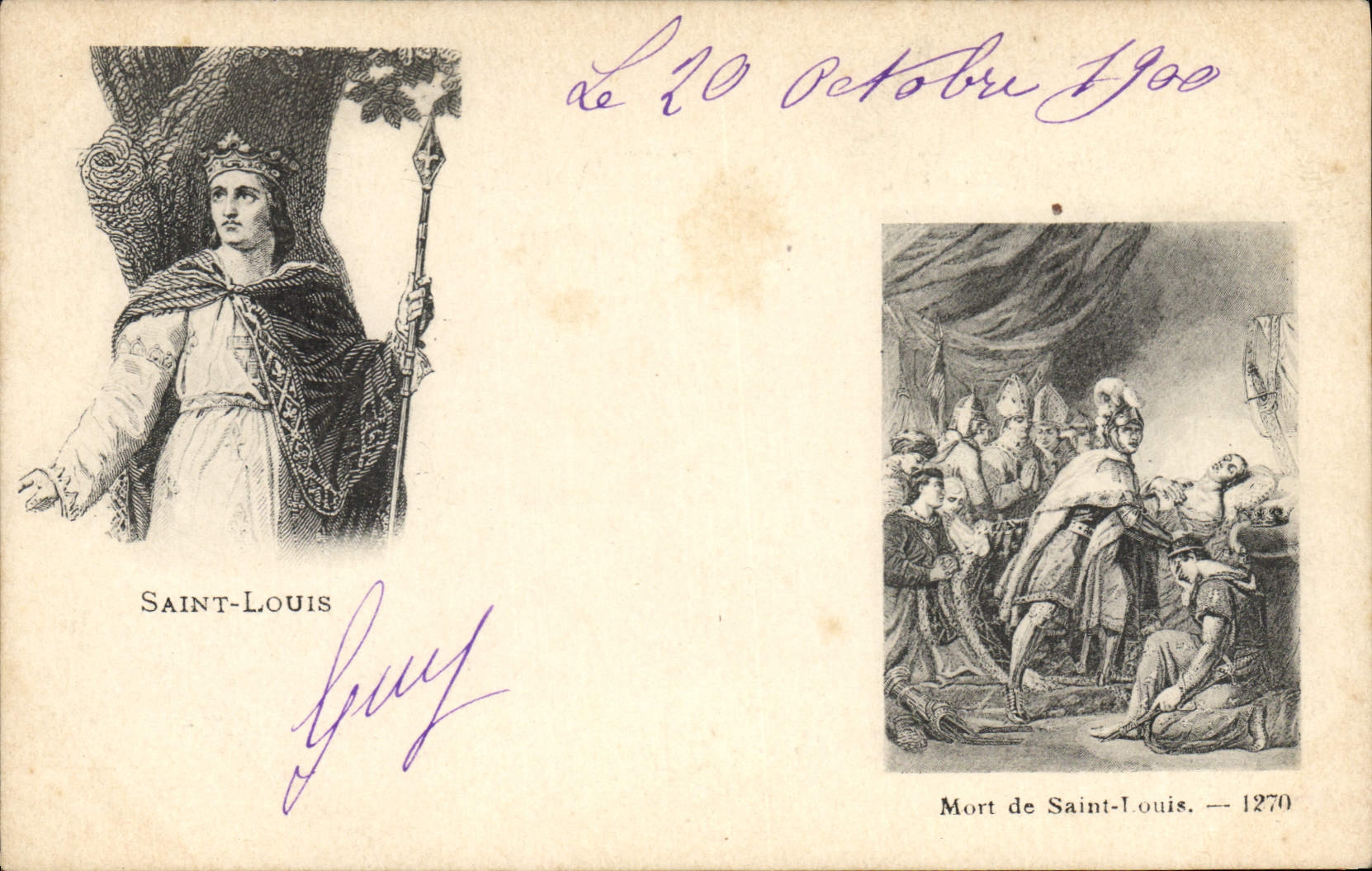 VINTAGE POSTCARD Saint Louis Dead Crusade