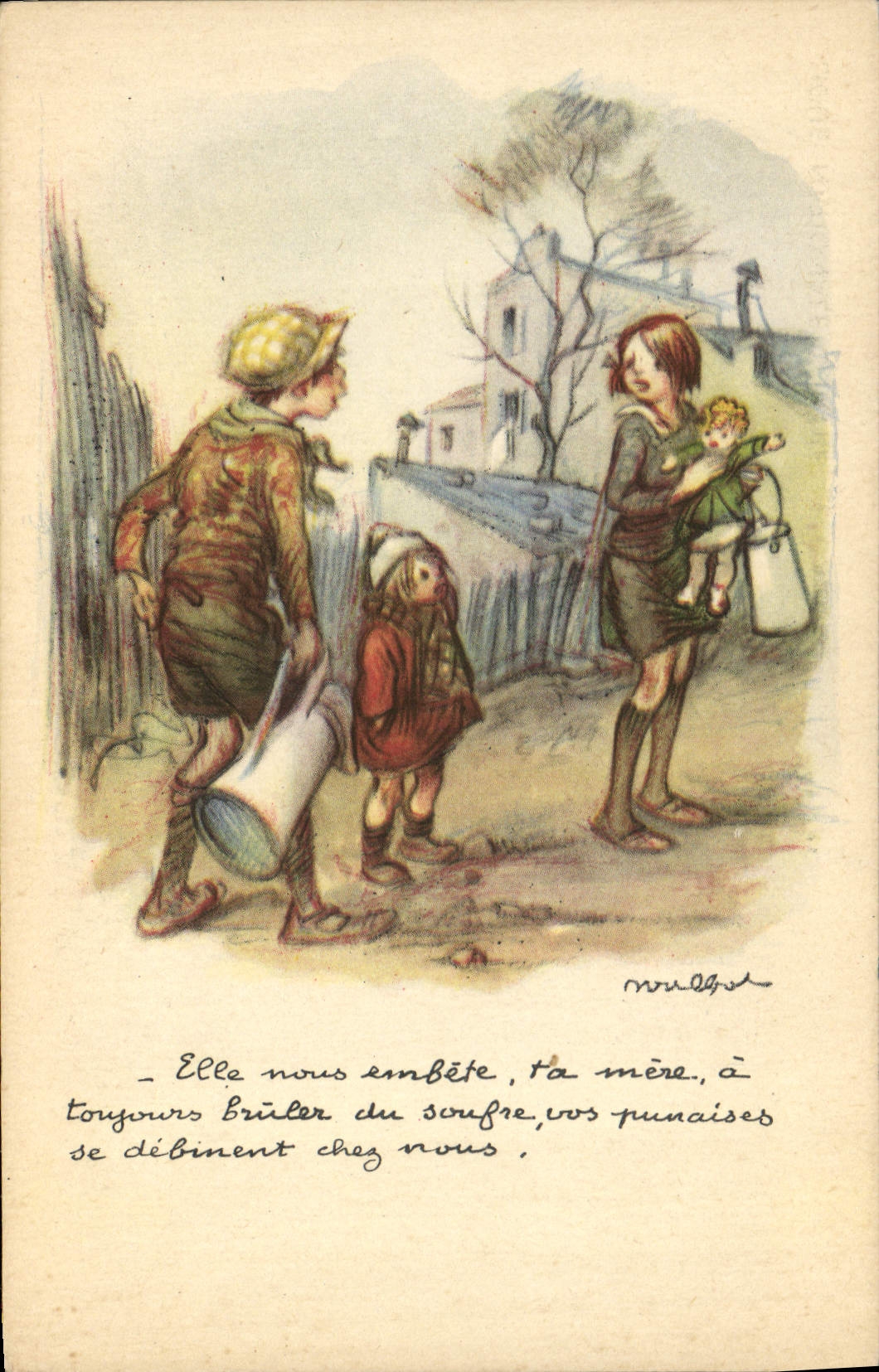 CPA Illustrateur Poulbot 