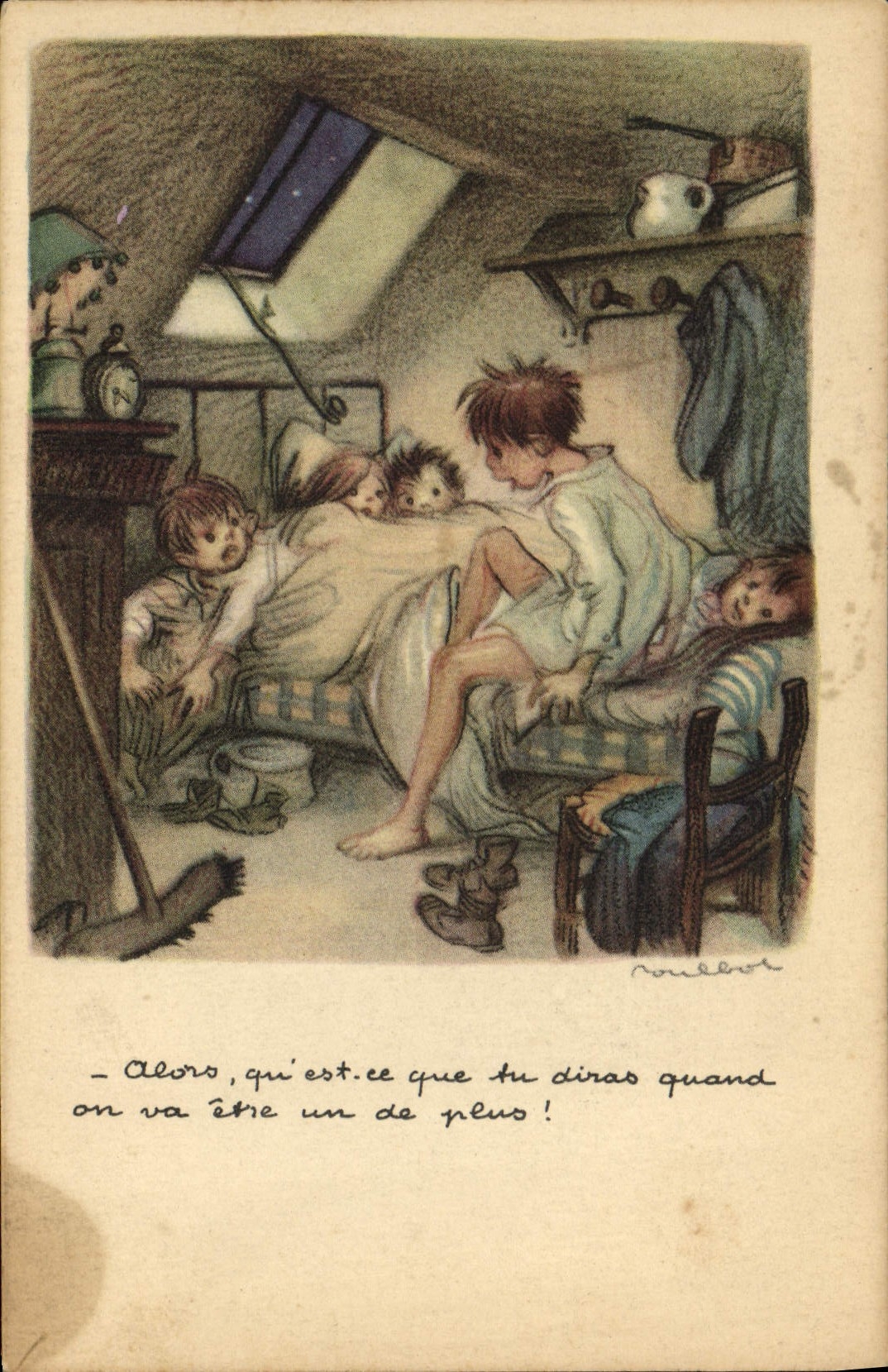 CPA Illustrateur Poulbot 