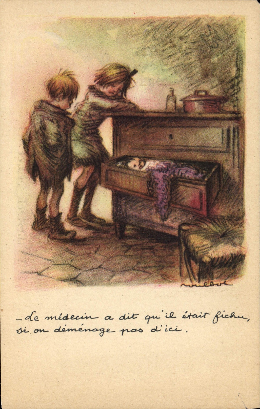 CPA Illustrateur Poulbot 