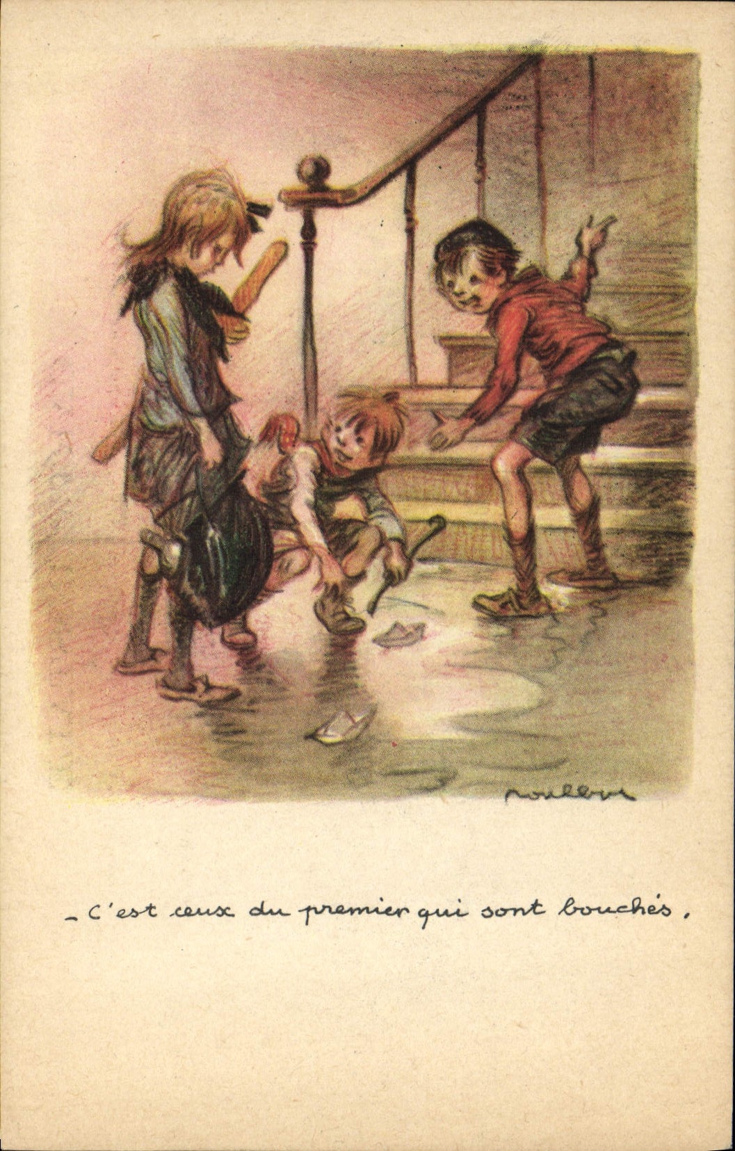 CPA Illustrateur Poulbot 