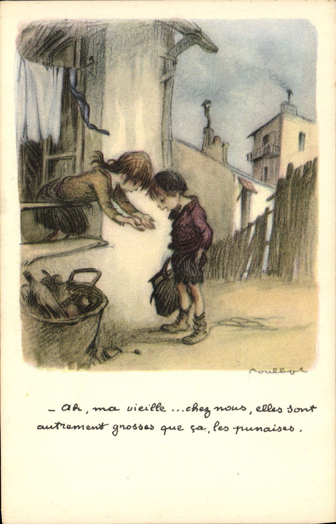 CPA Illustrateur Poulbot 