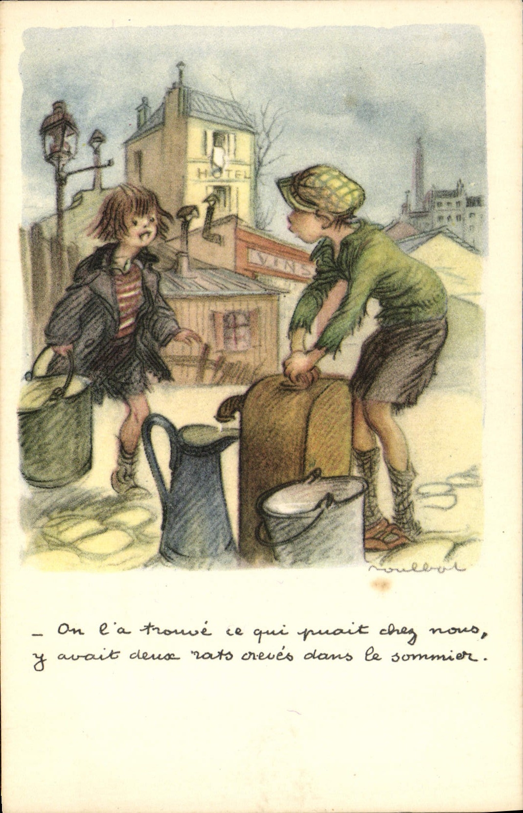 CPA Illustrateur Poulbot 