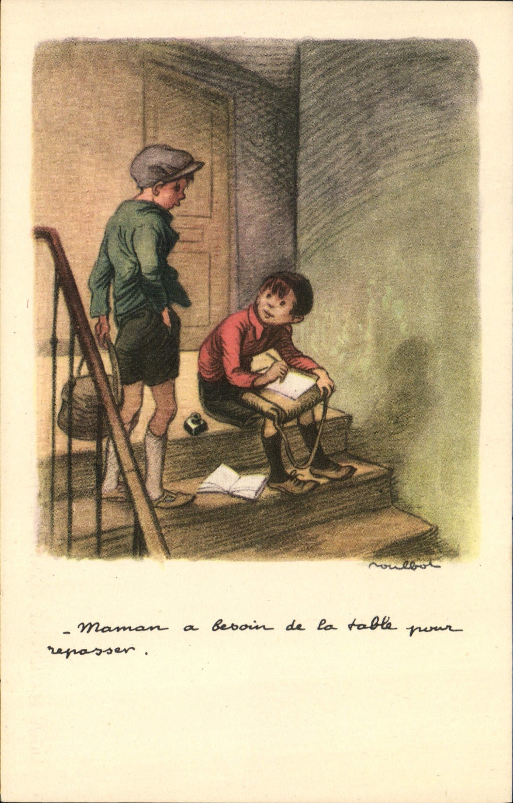 CPA Illustrateur Poulbot 