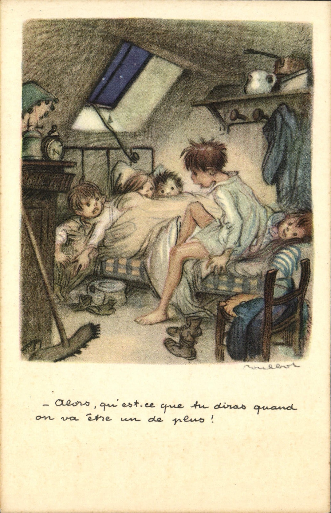 CPA Illustrateur Poulbot 