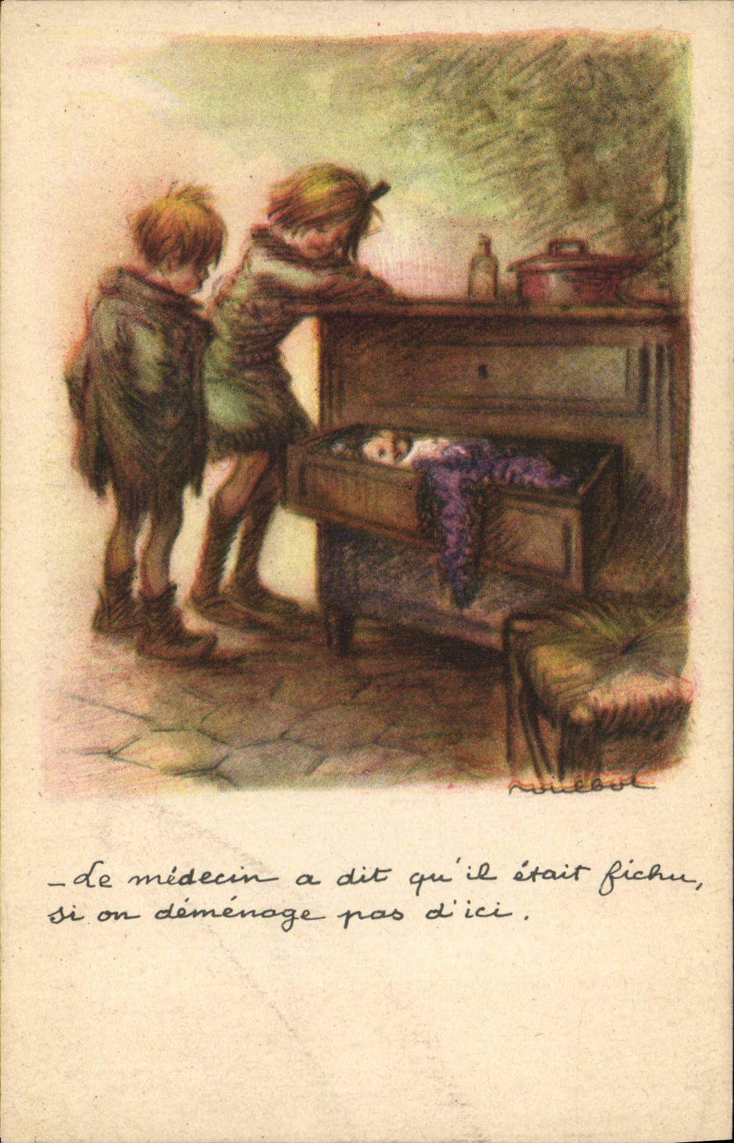 CPA Illustrateur Poulbot 