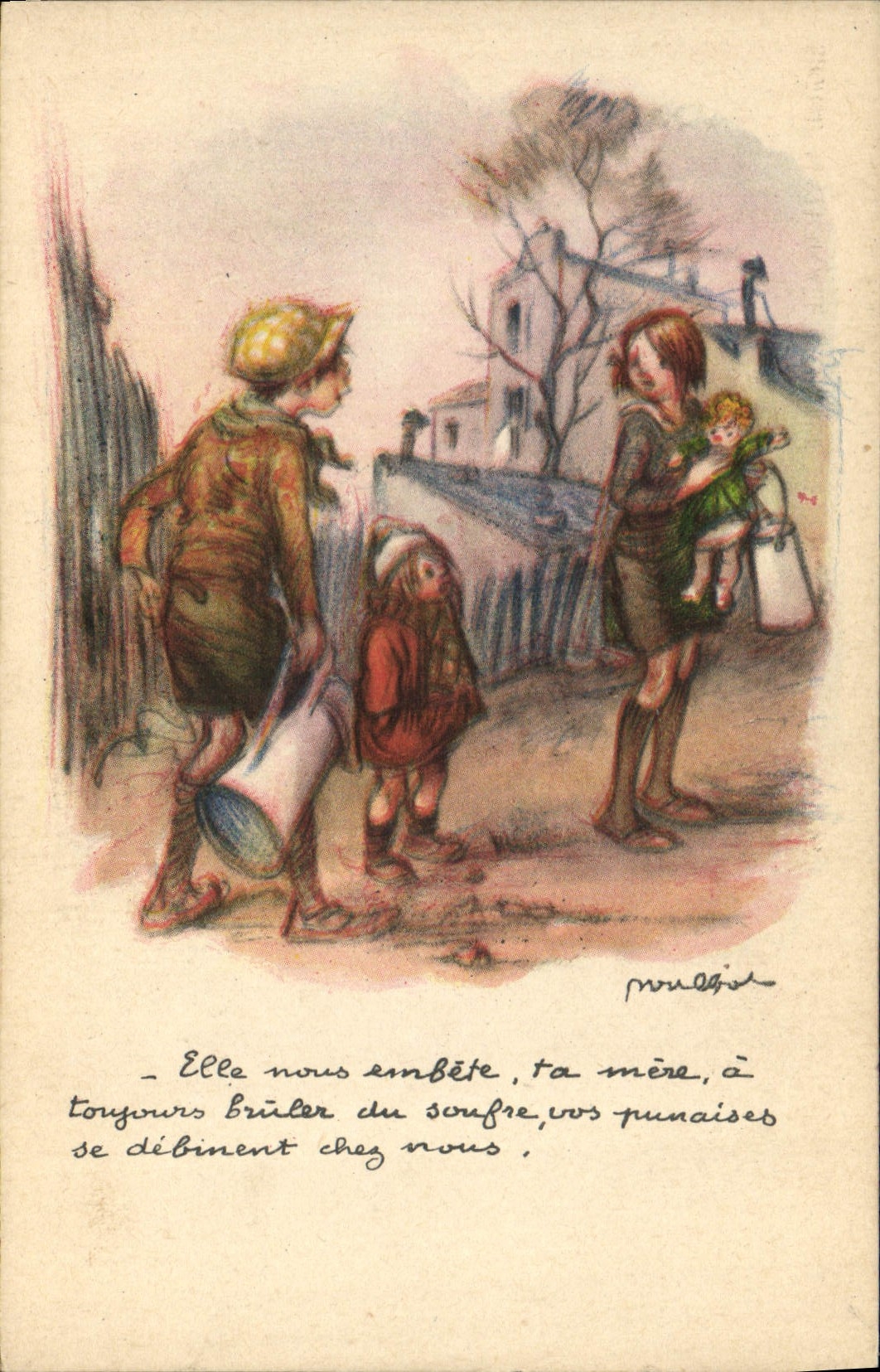 CPA Illustrateur Poulbot 