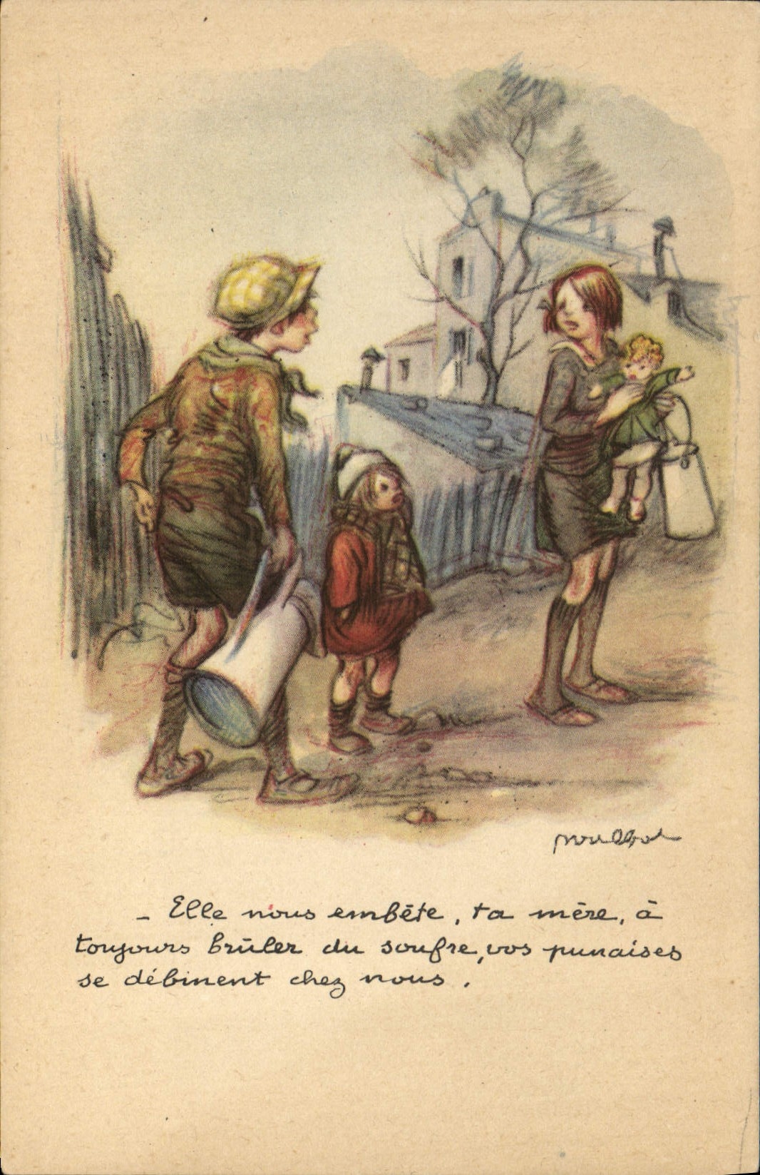 CPA Illustrateur Poulbot 