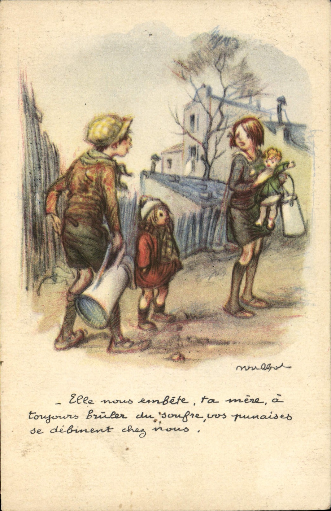 CPA Illustrateur Poulbot 