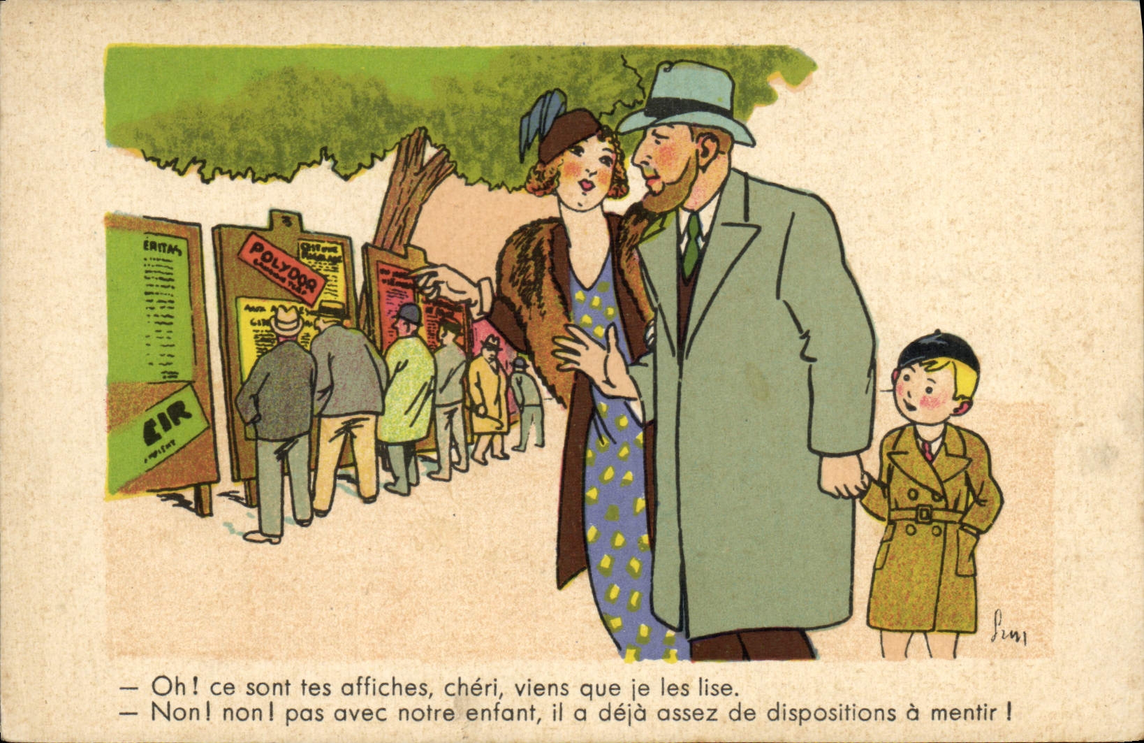 CPA Fantaisie Illustrateur Couple 