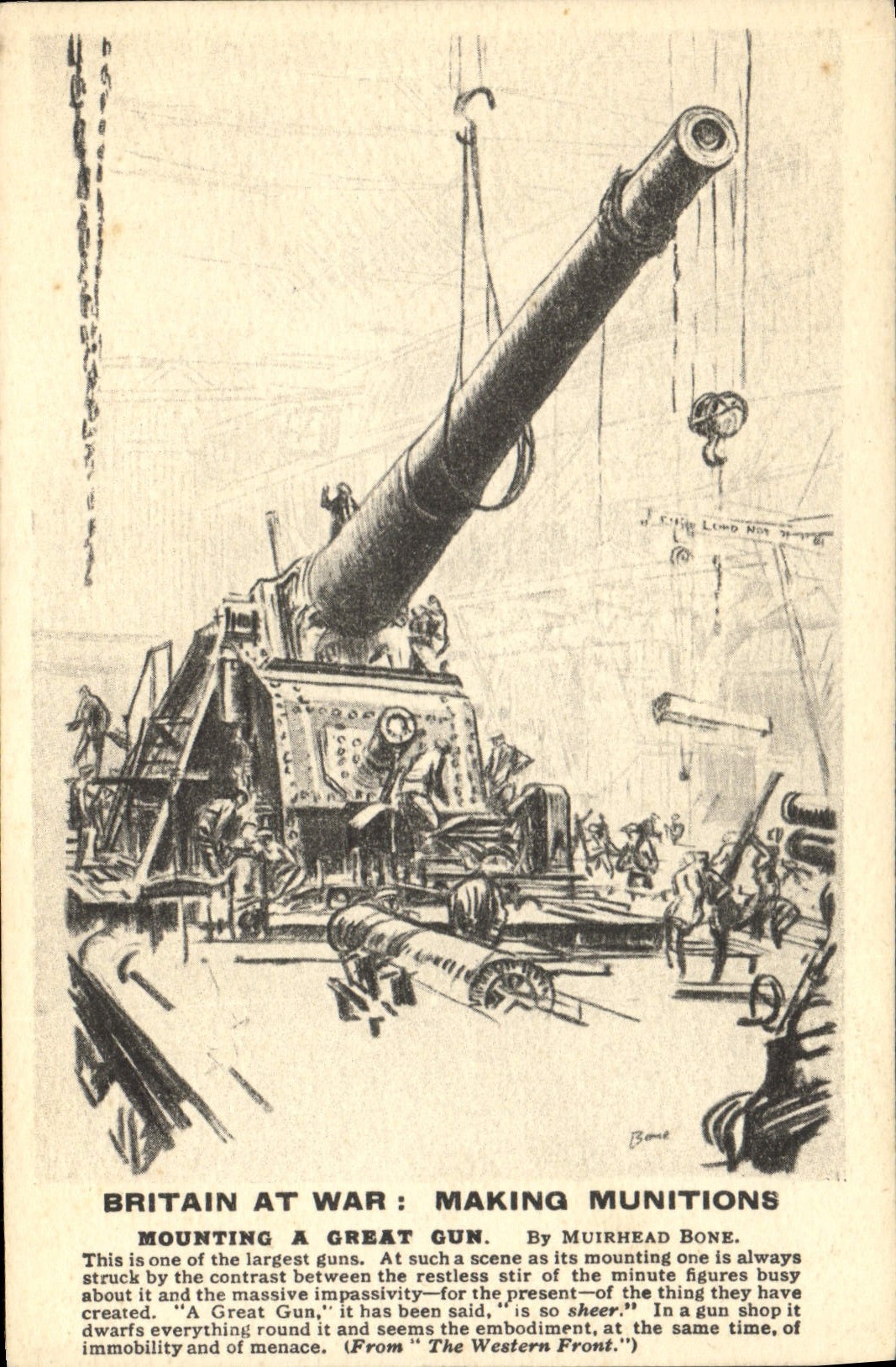 CPA Militaria Britain at war making munitions 