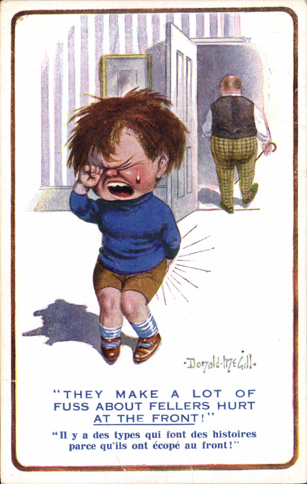 CPA Fantaisie Illustrateur Enfant Donald Mc Gill