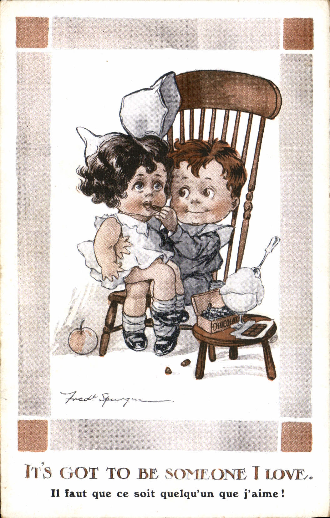 CPA Fantaisie Illustrateur Enfants Fred Spurgin