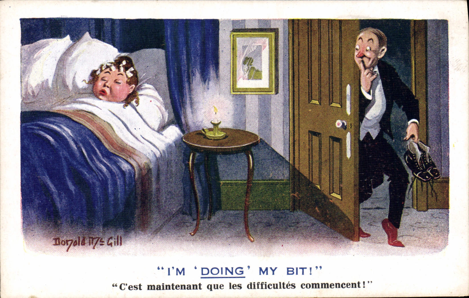 CPA Fantaisie Illustrateur Donald Mc Gill