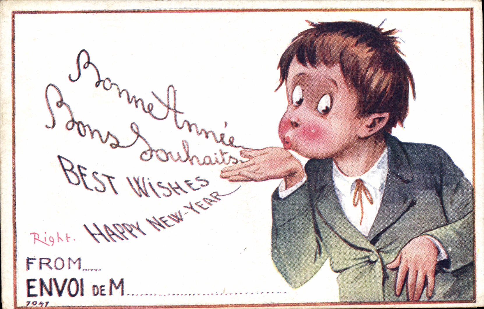 CPA Fantaisie Illustrateur Enfant Right 