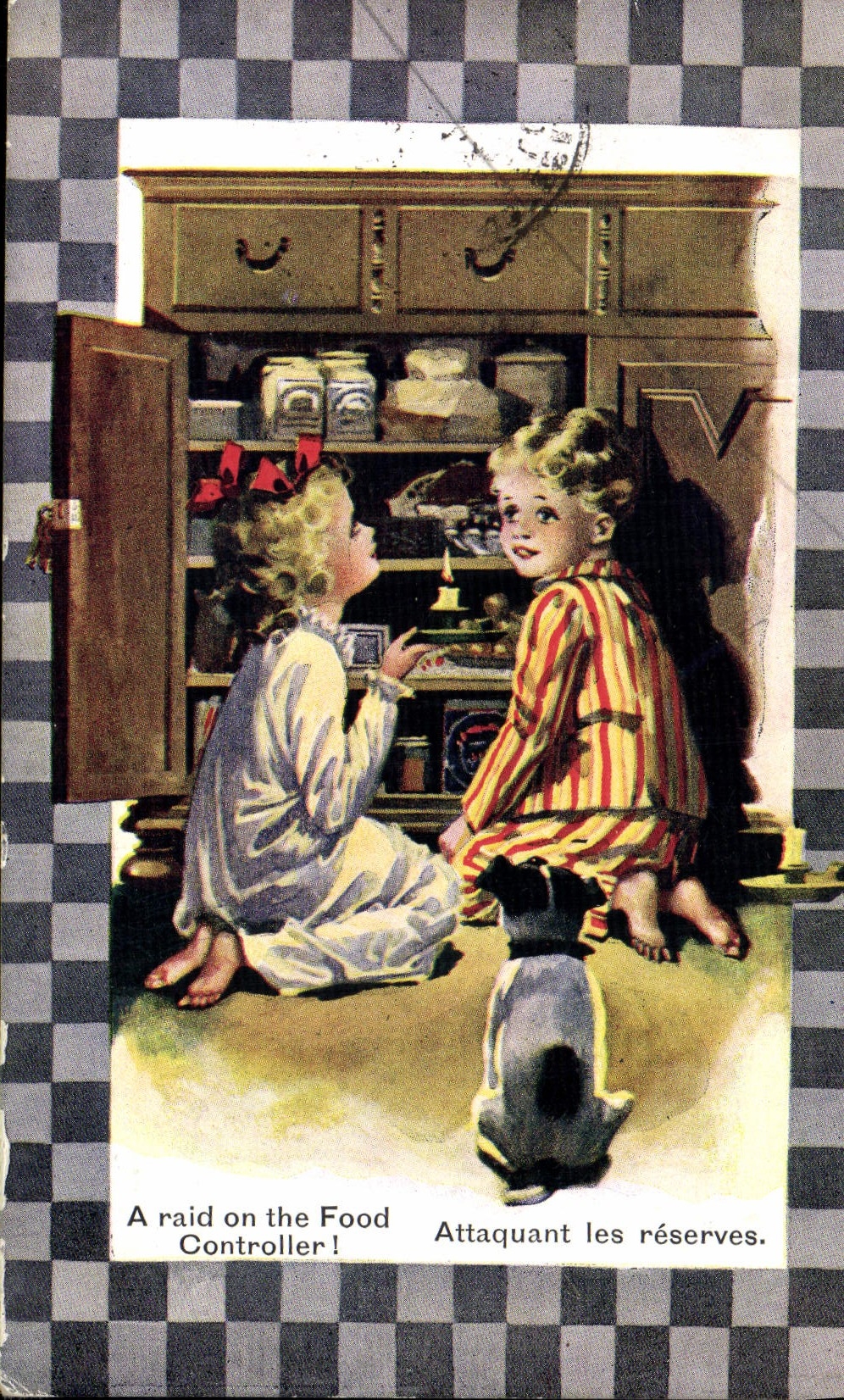 CPA Fantaisie Illustrateur Enfants Attaquant les reserves