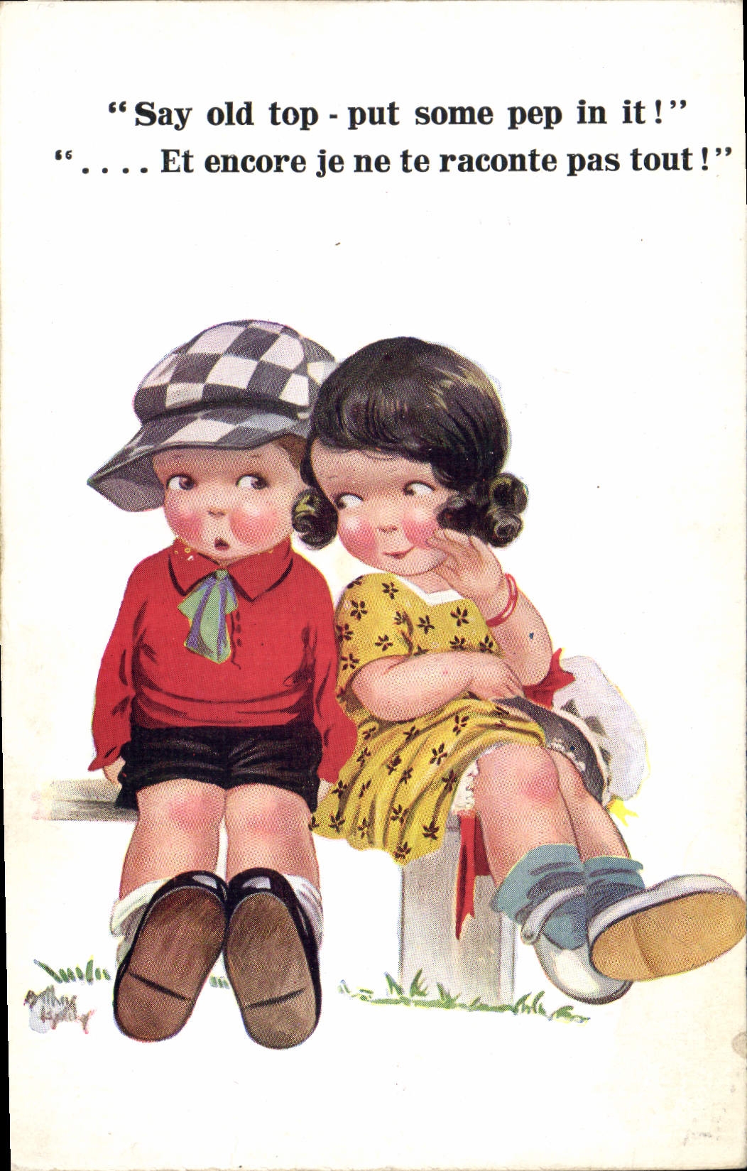 CPA Fantaisie Illustrateur Enfants