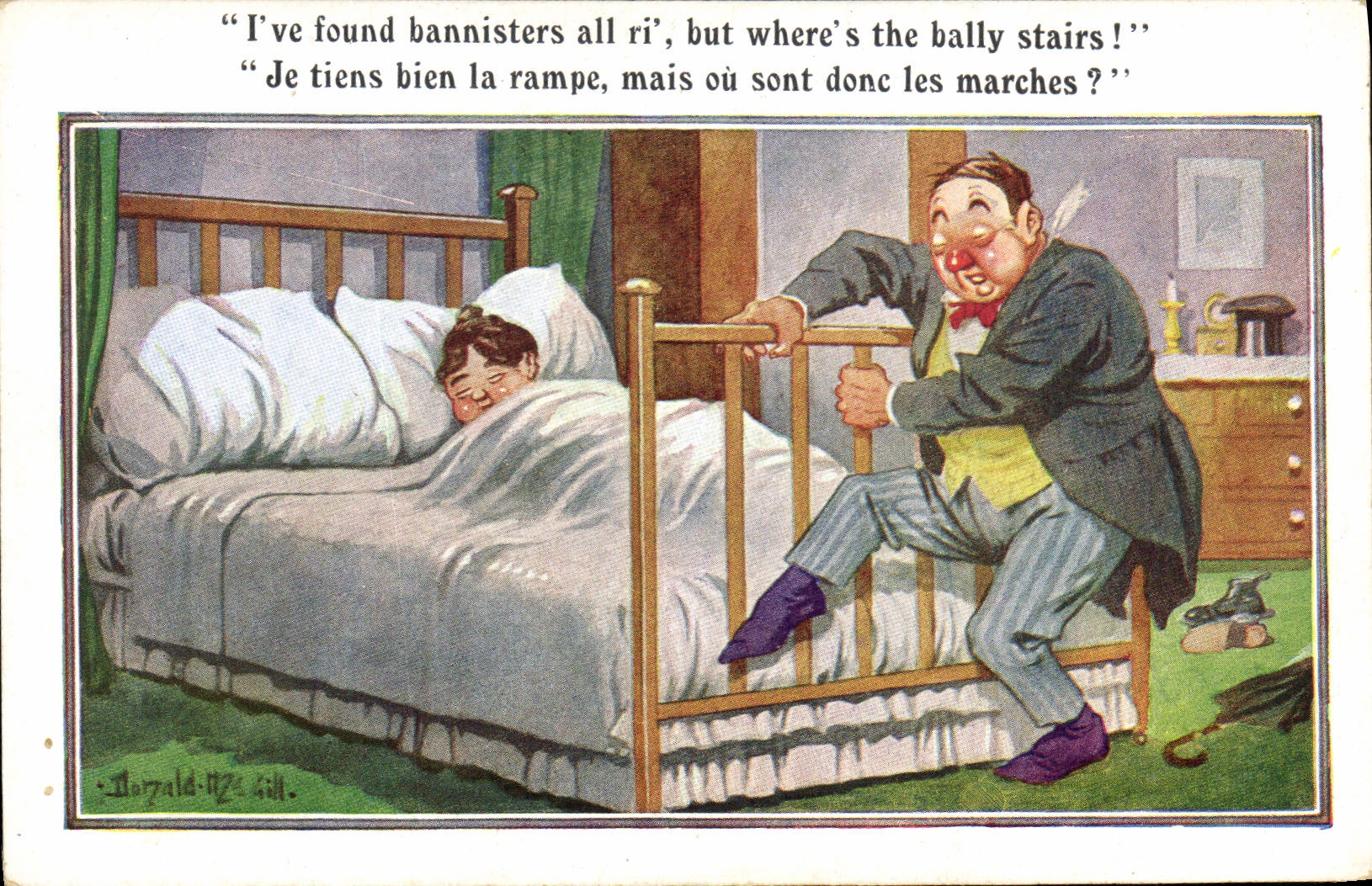 CPA Fantaisie Illustrateur Donald Mc Gill