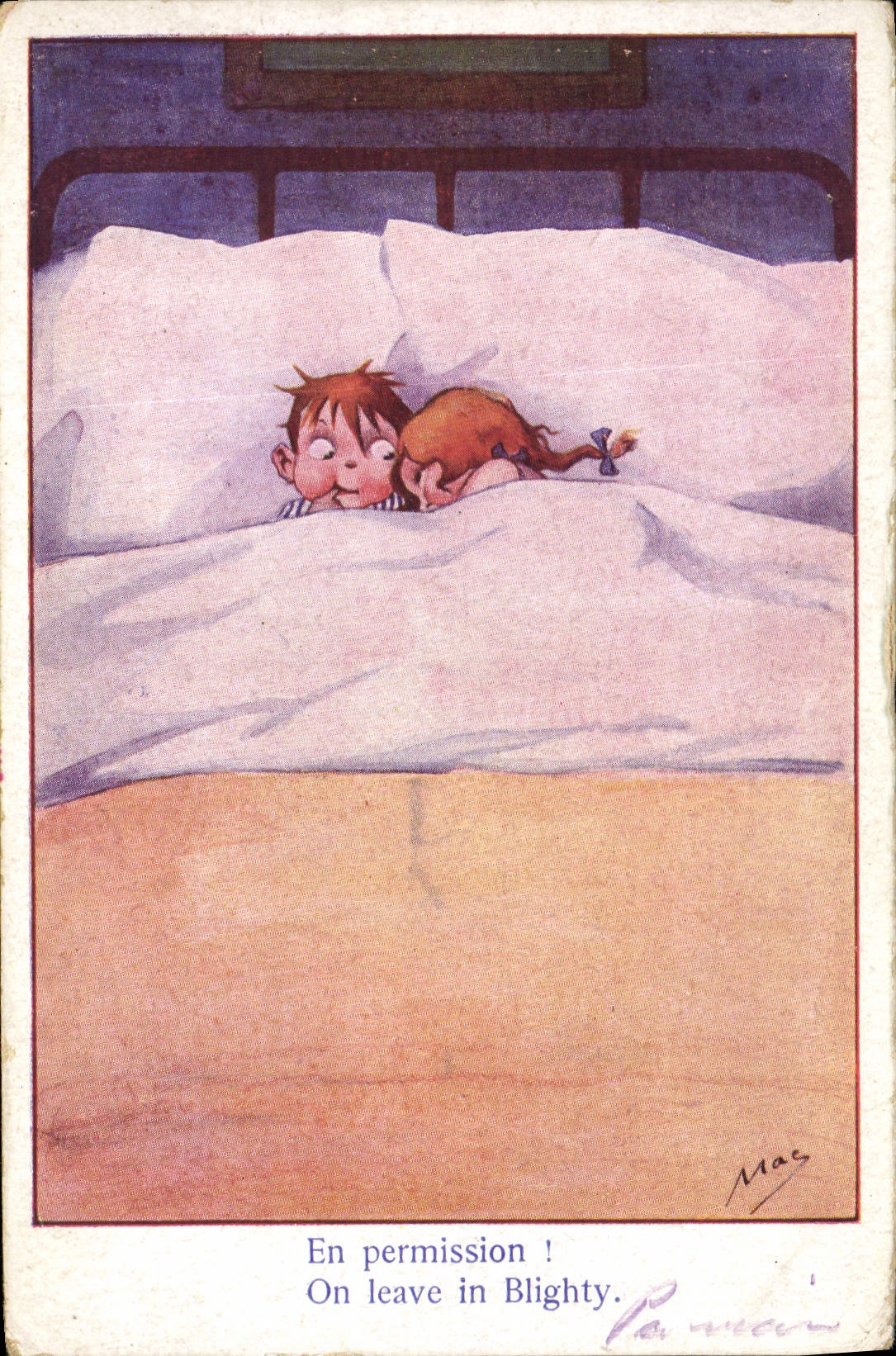 CPA Fantaisie Illustrateur Enfants Mac