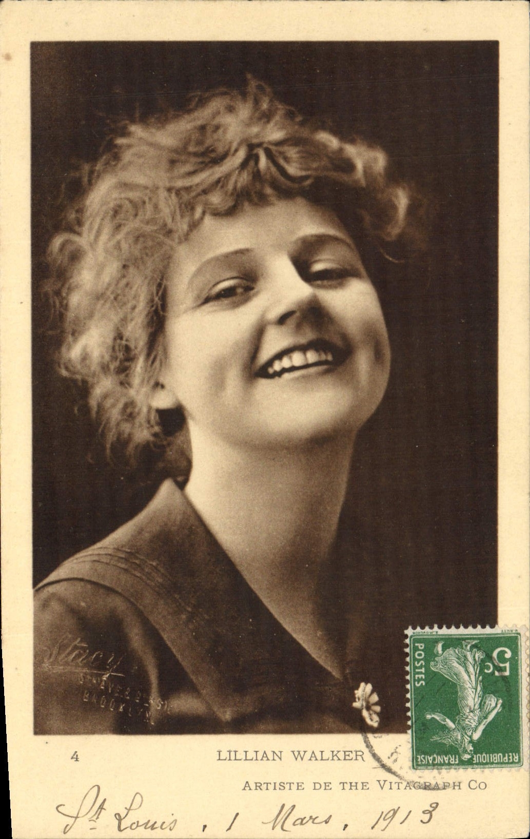 MODERN CARD Cinema Lilian Walker