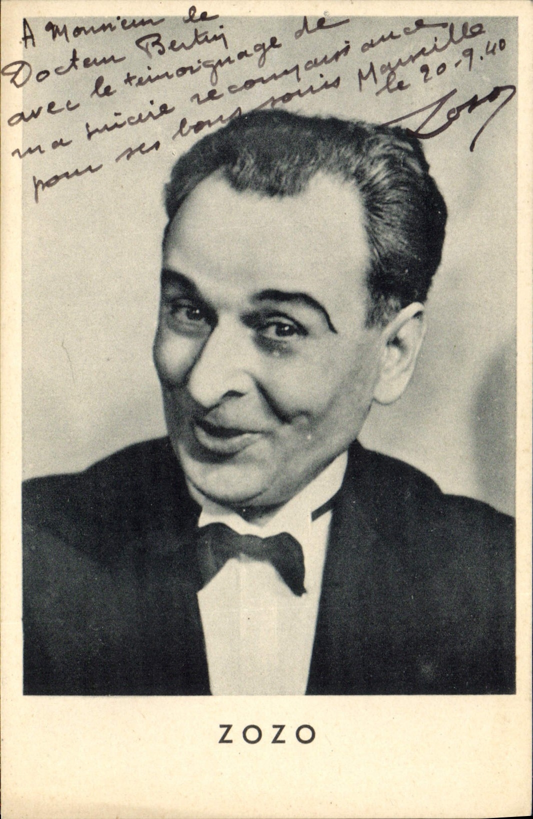 MODERN CARD Cinema Ninny dedicacee Ninny