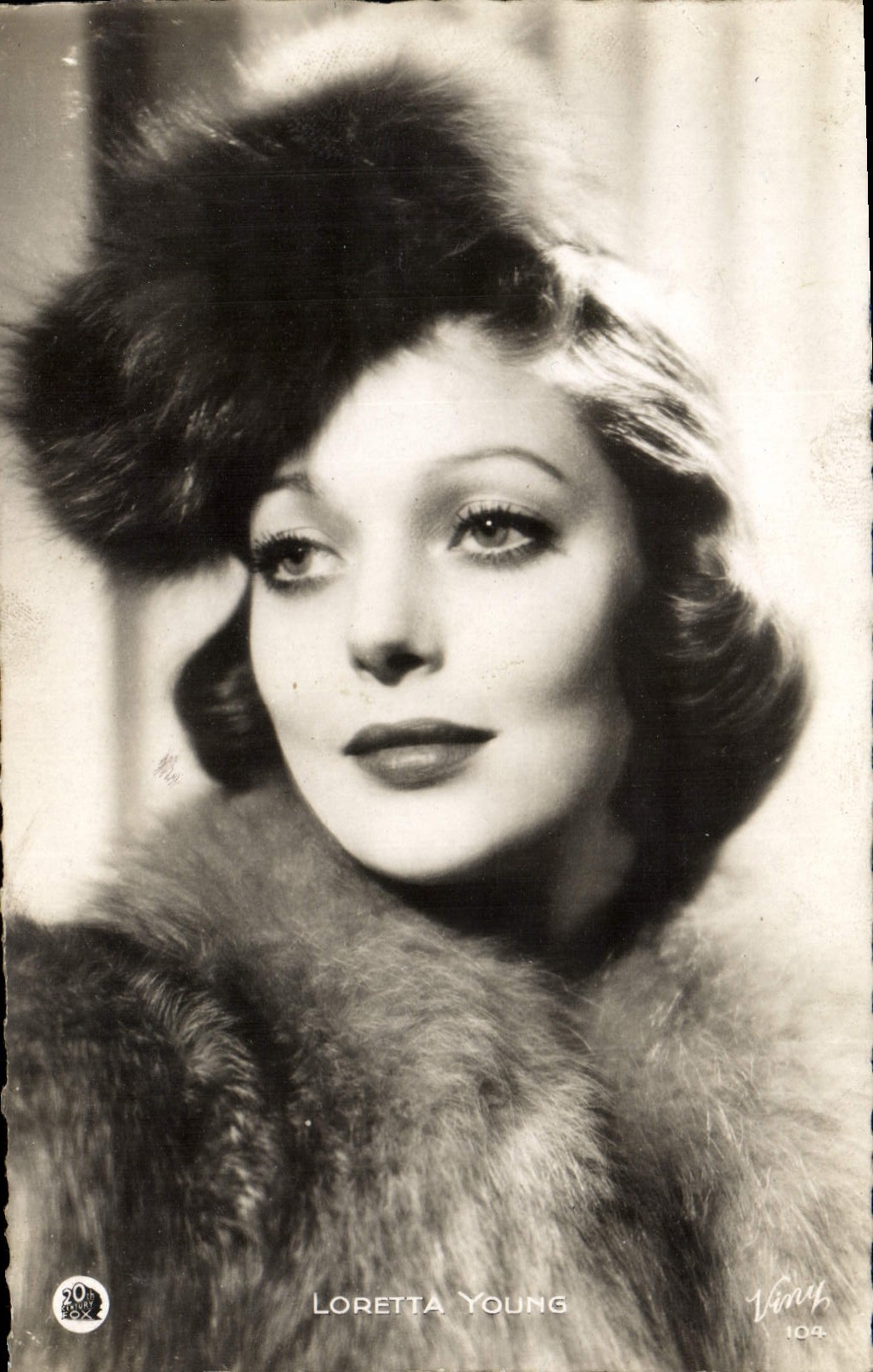 MODERN CARD Cinema Loretta Young