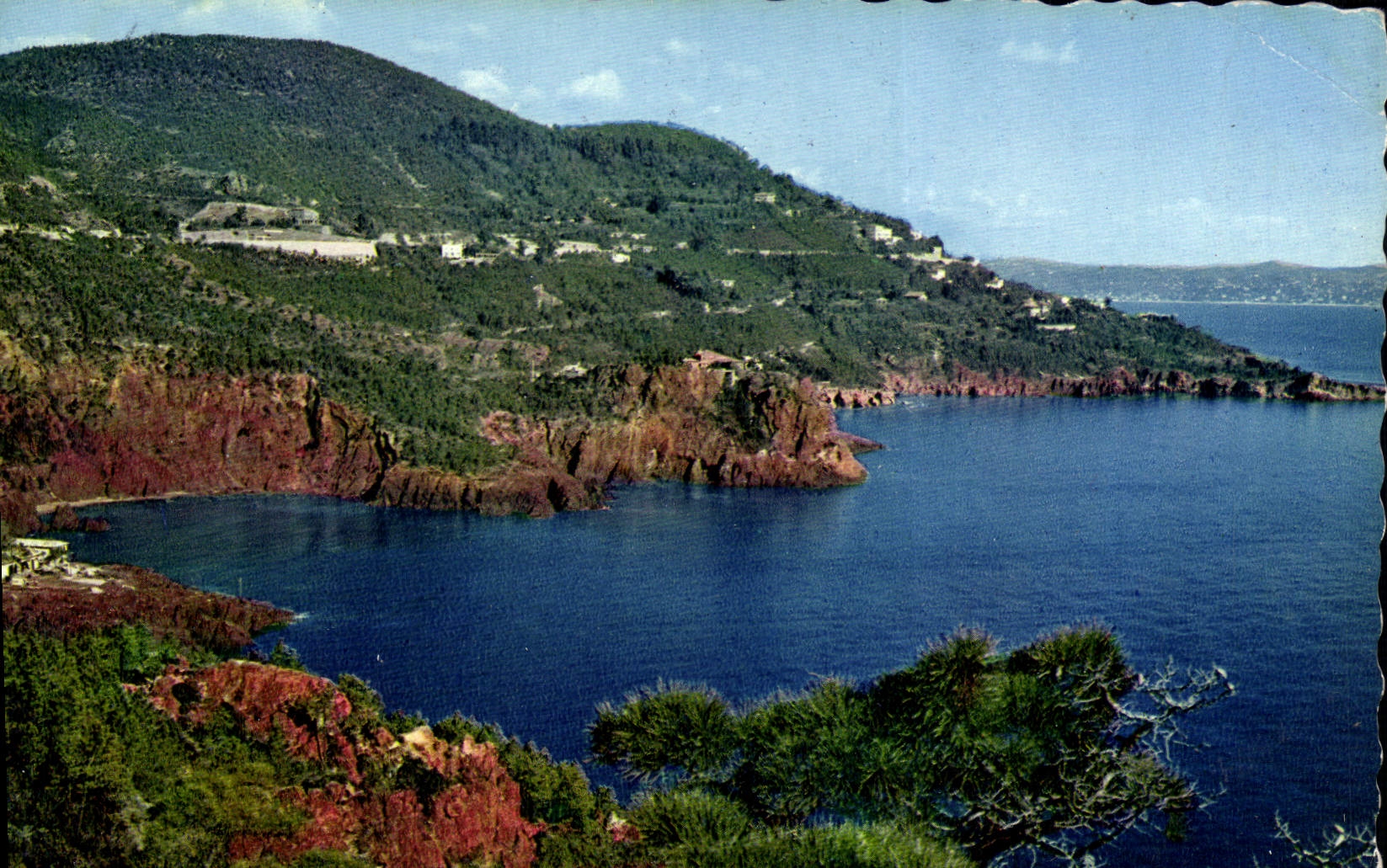 MODERN CARD Theoule Seen of the Collar of Esquillon In the Cannes Distance