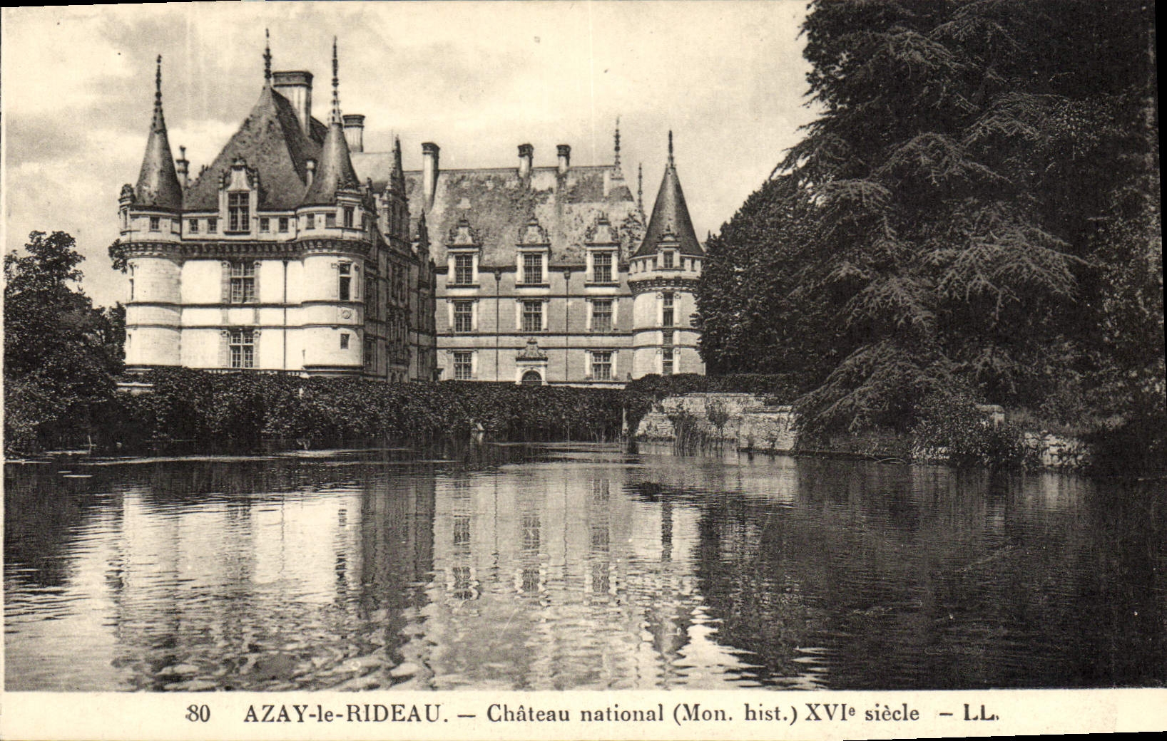 CPA Azay le Rideau Chateau National