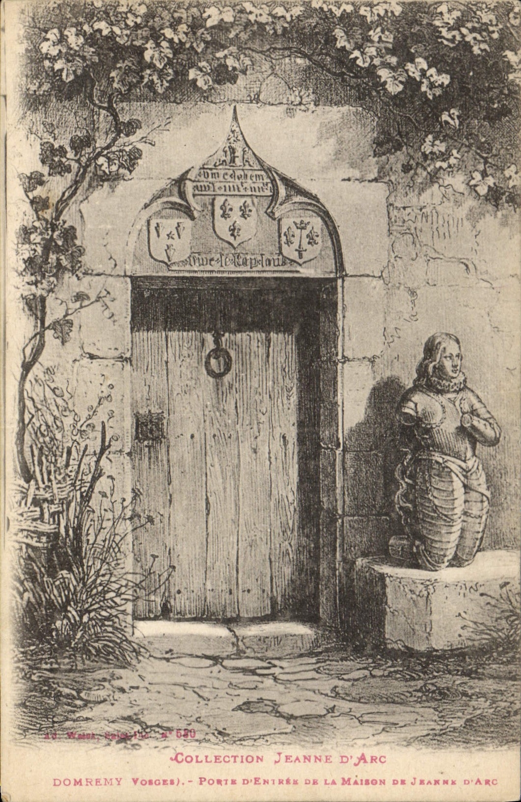 CPA Domremy Porte d'entree de la maison de Jeanne d'Arc