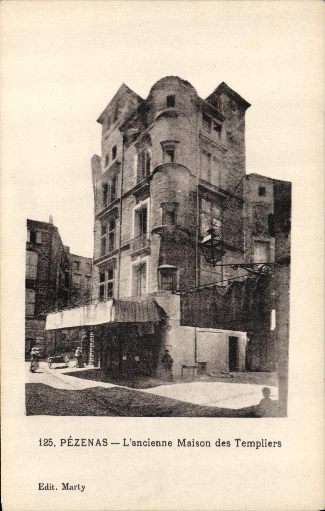 CPA Pezenas Ancienne maison des templiers