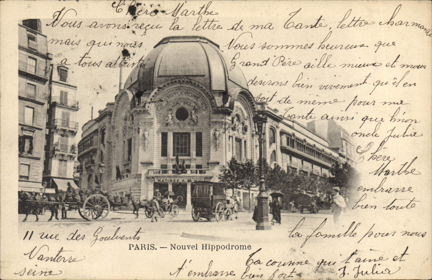 CPA Cheval Equitation Hippisme Paris Nouvel hippodrome 